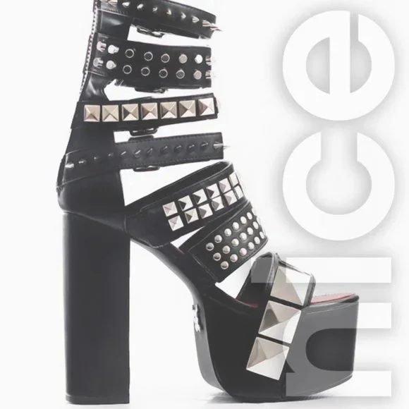 CHARLA TEDRICK SID PLATFORM BOOT BLACK - Picture 3 of 8